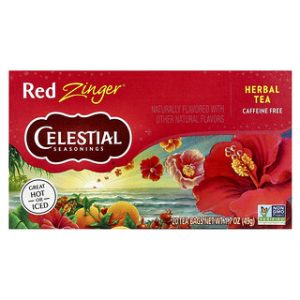 תה צמחים Red Zinger ללא קפאין - Celestial Seasonings