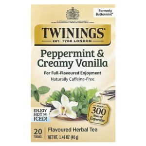 תה צמחים Twinings - נענע וניל קרמי - ללא קפאין