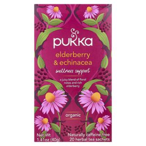 תה צמחים אורגני Pukka - אשחר וקיפודנית, 20 שקיקים