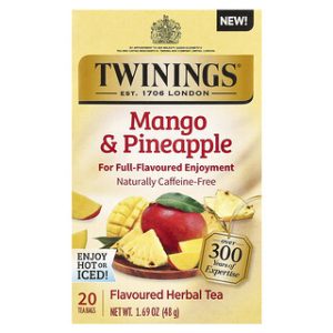 תה צמחים בטעם מנגו ואננס - Twinings ללא קפאין