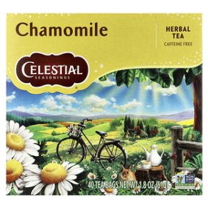 תה קמומיל Celestial Seasonings - ללא קפאין - 40 שקיקים