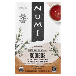 תה רויבוס אורגני - Numi Tea - 18 שקיות תה ללא קפאין