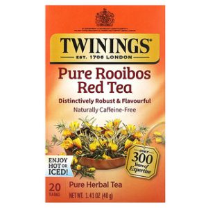 תה רויבוס טהור ללא קפאין - 20 שקיקים של Twinings