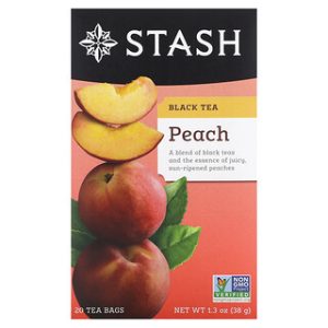 תה שחור אפרסק Stash Tea - 20 שקיקים - 38 גרם