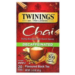 תה שחור צ'אי ללא קפאין - Twinings 20 שקיקים