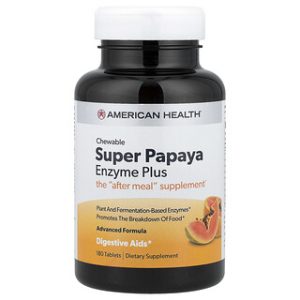 תוסף אנזימי עיכול - Super Papaya Enzyme Plus 180 טבליות