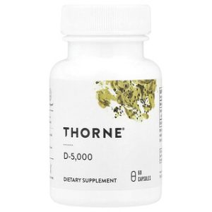 תוסף ויטמין D-5,000 של Thorne - 60 כמוסות