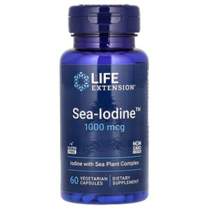תוספי יוד Sea-Iodine Life Extension - 60 כמוסות טבעוניות