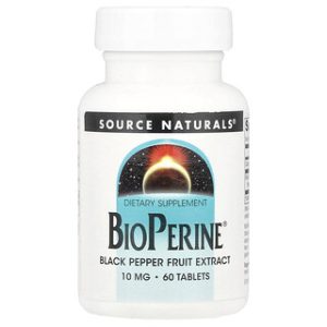 תוספי תזונה - BioPerine® Source Naturals - 60 טבליות