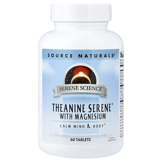 תוספי תזונה - Serene Science® Theanine Serene® 60 טבליות