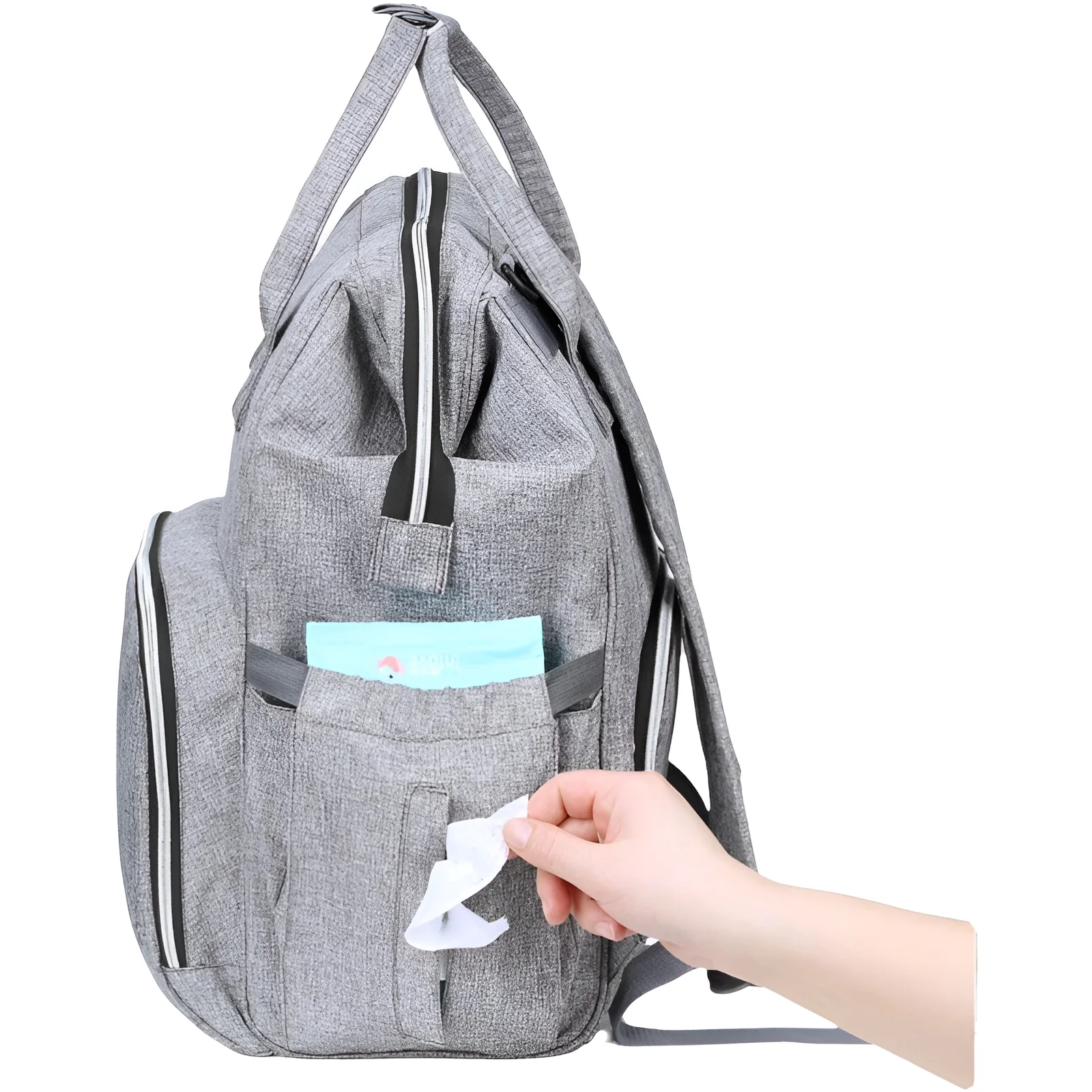 תיק החתלה גדול לטיול- תיק עגלה מבית Insular Baby