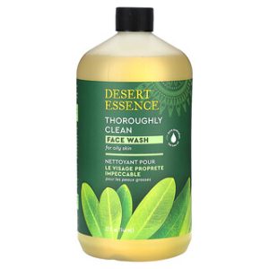 תכשיר ניקוי פנים לעור שמן - Desert Essence 946 מ"ל