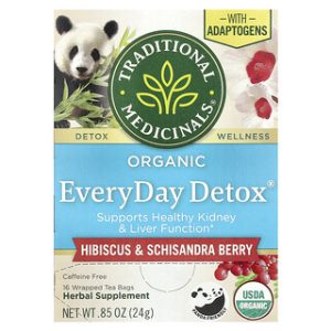 תמצית חליטת תה Detox אורגני - Traditional Medicinals