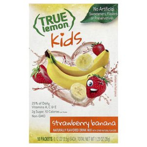 תערובת משקה לילדים True Lemon - בננה תות - 10 יח׳