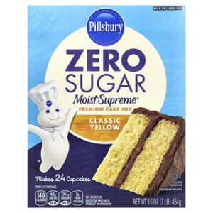 תערובת עוגה ללא סוכר Pillsbury - צהוב קלאסי