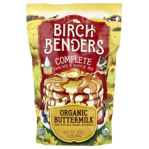 תערובת פנקייק אורגנית חמאת חלב Birch Benders - 454 גרם