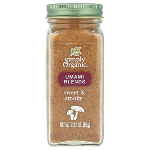 תערובת תיבול Simply Organic Sweet & Smoky - 80 גרם
