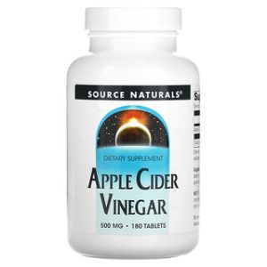 תפוח חומץ תפוחים Source Naturals - 180 טבליות - 500 מ"ג