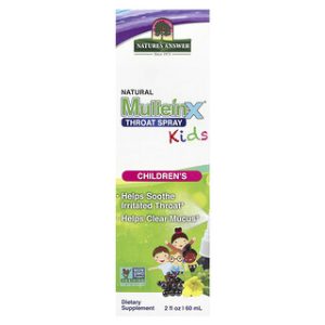 תרסיס גרון לילדים MulleinX - Natures Answer - 60 מ"ל