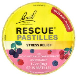 Bach Rescue Pastilles - סוכריות ויסות לחץ טעם יערה