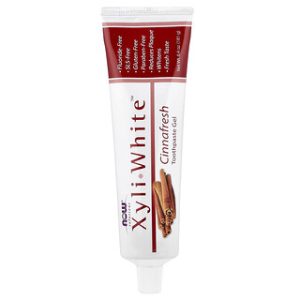 NOW Foods XyliWhite - ג'ל משחת שיניים Cinnafresh