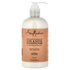 SheaMoisture - מרכך שיער קוקוס והיביסקוס - 384 מ"ל