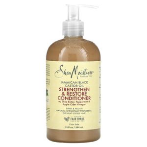 SheaMoisture - מרכך שמן קיק שחור לחיזוק והשבה