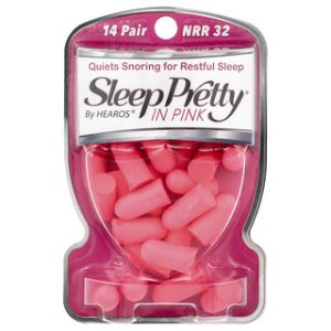 אטמי אוזניים Hearos Sleep Pretty ורוד- 14 זוגות- NRR 32