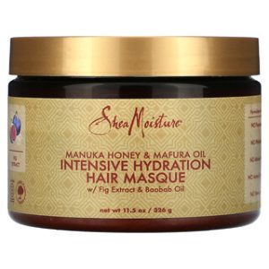 מסכת שיער Shea Moisture - דבש מנוקה ואינטנסיבית