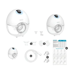 משאבת חלב חשמלית חופשיות ידיים - LED ו-36 מצבים