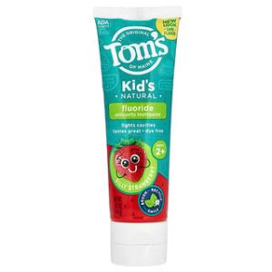 משחת שיניים טבעית לילדים-Toms of Maine-תות 5.1oz