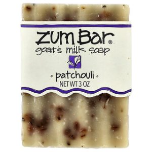 סבון עיזים פצ'ולי ZUM - סבון מוצק 3oz - Zum Bar