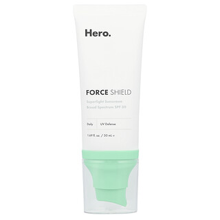 קרם הגנה Force Shield SPF30 , Hero Cosmetics 50 מ"ל