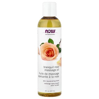 שמן עיסוי ורדים Tranquil Rose - NOW Foods 237ml