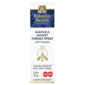 תרסיס גרון דבש מנוקה פרופוליס MGO 400+ - Manuka Health