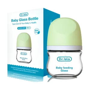 בקבוקי תינוקות זכוכית רחבים - לתינוק חדש , BPA Free