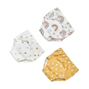 חיתולי אימון כותנה רב פעמיים לתינוק - 3 יחידות