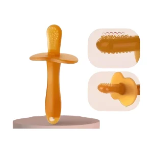 מברשת שיניים לתינוקות - בננה סיליקון ללא BPA