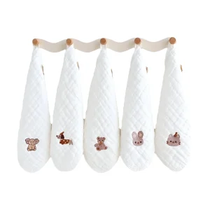 מגבות תינוק כותנה - סט 5 יחידות רך וסופג