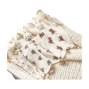 מגבת טטרה לתינוק - שמיכת טלאים כותנה רכה