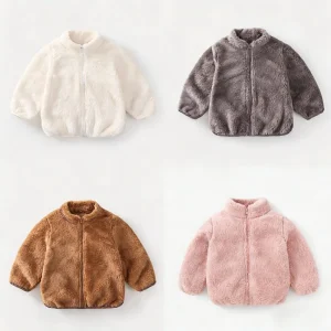 מעיל פליס דו צדדי לתינוקות - חורף חם ורב שימושי