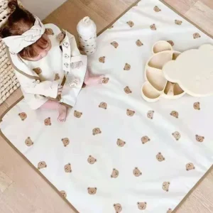 משטח החתלה תינוקות עמיד למים- רחיץ ורב פעמי
