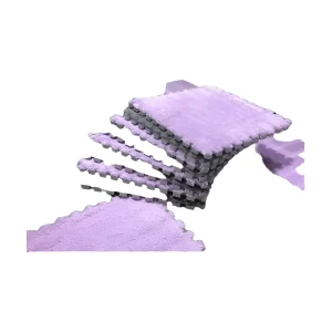 משטח פעילות תינוקות קטיפה 30x30 - 16 חלקים