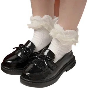 נעלי עור לילדות - Meckior, נעלי נסיכות נוחות ואופנתיות