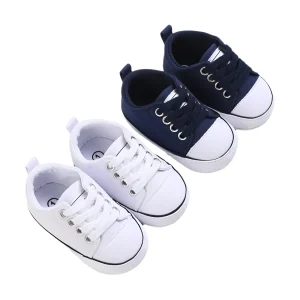 נעלי תינוקות Meckior-סניקרס בד אל-חלקה 0-18 חודשים