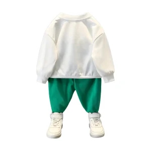 סט בגדי ילדים חורף 4-7 שנים - דוגמת קריקטורה