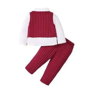 סט בגדי תינוקות בנים לחורף- 2 חלקים , בריתות