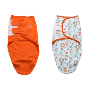 סט שמיכות תינוק כותנה רכות - עיטוף לניובורן 0-7 חודשים