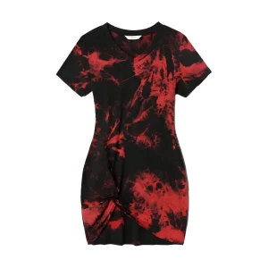 סטים תואמים למשפחה - שמלות וטי שירט טאי דאי קיץ