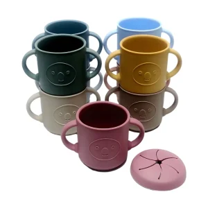 קופסת חטיפים סיליקון לתינוק - פתיחה עלי כותרת